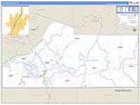 Las Animas, Co Carrier Route Wall Map